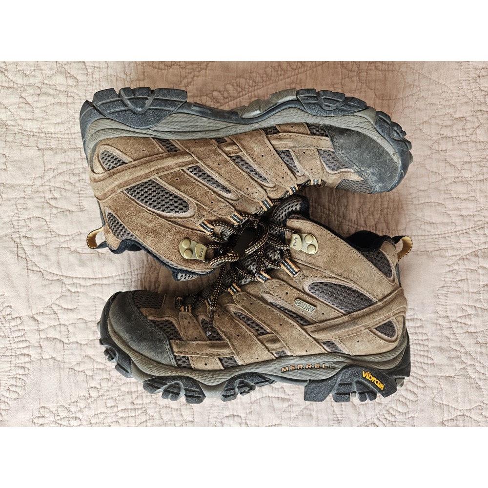 Merrell Men's Moab 2 Mid Waterproof Hiking Boot Vibram, Earth (J06051), 8.5 M - Picture 8 of 10